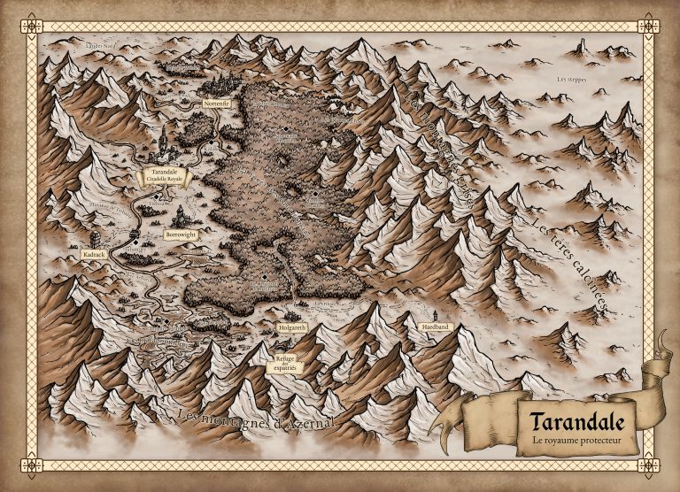 Fantasy map cartographie imaginaire